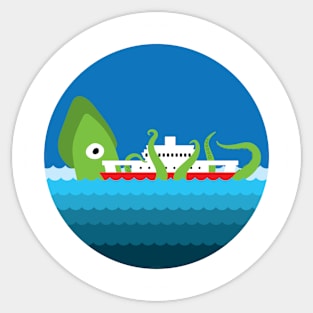 Ferry Kraken Sticker